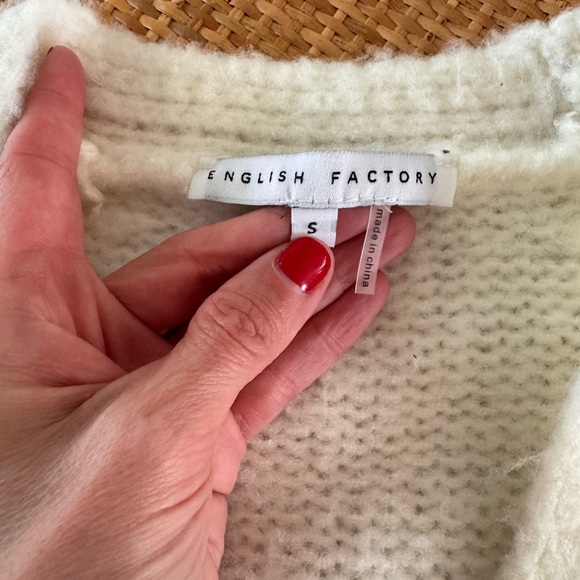 English Factory Floral Cardigan - Picture 3 of 3